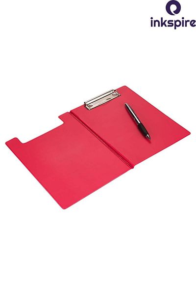 inkspire Covered Secretaryship A5 Pvc 1 Piece Document Holder Top Clamp File Memo Pad Writing Table Office Desk