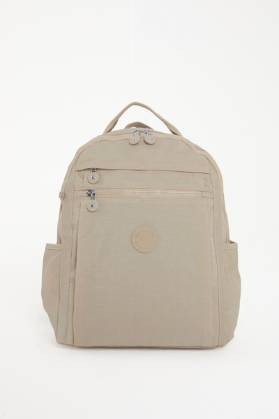 Sanmorris Unisex Suya Dayanıklı Krinkıl Kumaş Çok Gözlü Laptop Okul Ve Sırt Ç...