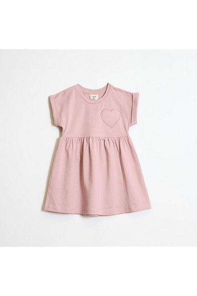OZZY KİDS Girl's Collar Heart Dress