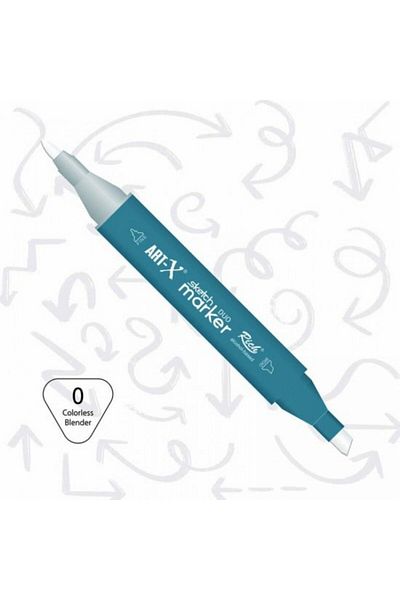 Art Tone Art-X Double Tip Sketch Acrylic Marker Pen 0 Blender