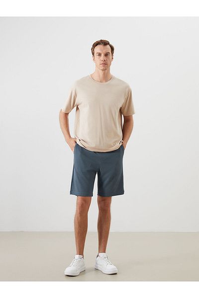 LC Waikiki Dark Petrol Standard Fit Men's Shorts