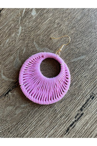 Büyük Hanım Bohemian Style Round Rope Earrings