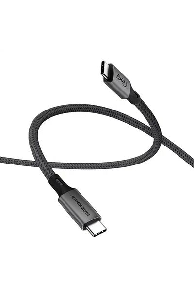 EMESZON Data 40 Gbps, Charging Cable Type-C x 2, 240W, EMESZON®, Audio Video 8K 4K 60Hz, 20V, 5A, 1m, black
