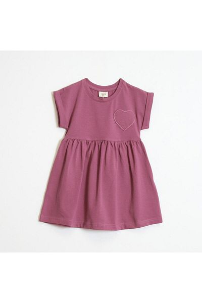 OZZY KİDS Girl's Collar Heart Dress