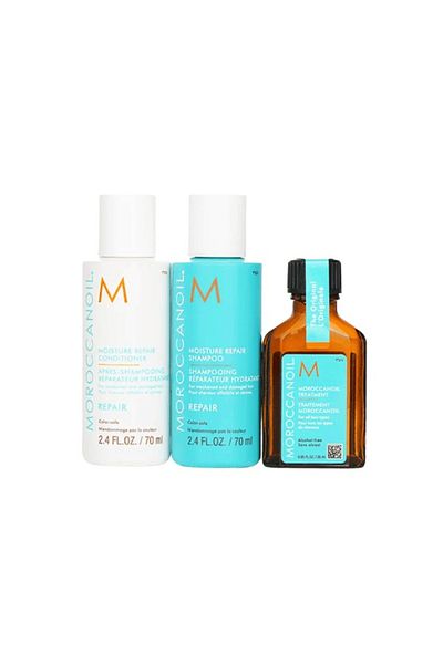 Moroccanoil Set Moroccanoil Repair Shampoo 70 ml + Conditioner 70 ml + Treatment 25 ml