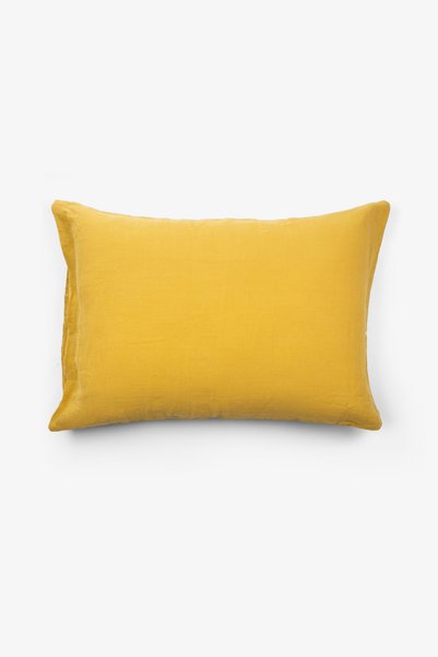 JOJOMIA Față de pernă Lona, pachet de 2, 50x70, culoare șofran