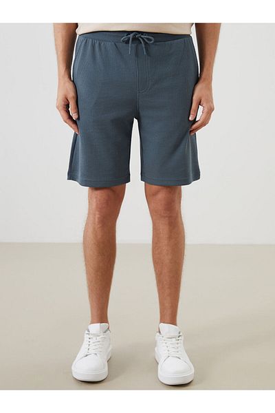LC Waikiki Dark Petrol Standard Fit Men's Shorts