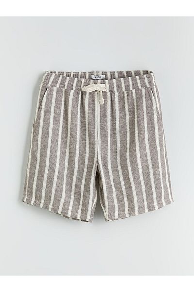 LC Waikiki Lcw Standard Mold Striped Men's Shorts Fast Fashion