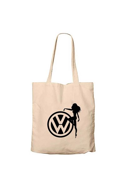 Z zepplin Τσάντα Volkswagen Woman Logo Cream Canvas
