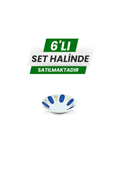 Alezy 282 Göreme Melamine Thermostar Coffee Tea Plate 11 cm Blue