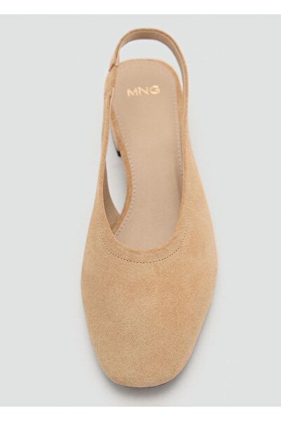 MANGO Woman Apartman topuklu deri ayakkabı