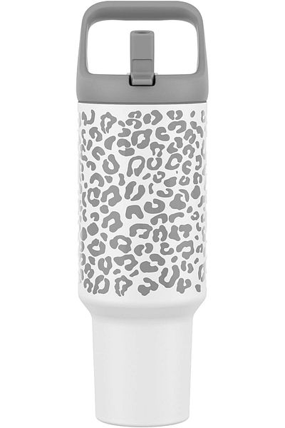 mug shop Tronco 40 oz Tumbler with Handle and Straw, Leak-Proof Insulated Tumbler