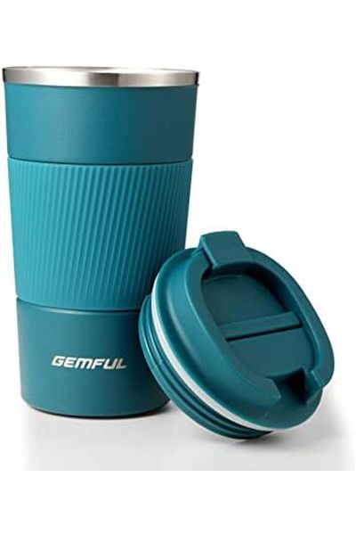 GEMFUL Travel Coffee Mug Stainless Steel Vacuum Ice and Hot Drinks Insulated Tumbler for Home Office