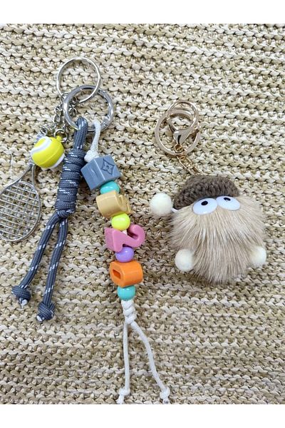 MUTE BAG Bag Charm / Ornament / Keychain / Trend Bag Charm 2 Pcs