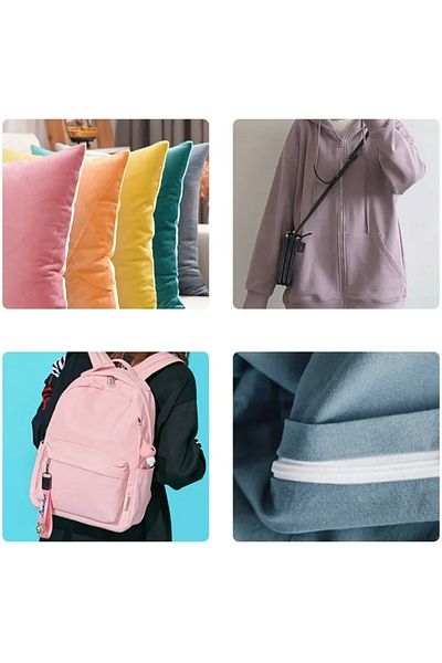 HOBİ Stylish and Durable Meter Bag Zipper – Gold Teeth – Long Lasting Pillow Zipper 1 Meter