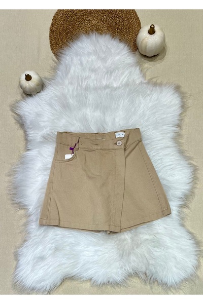 bebitomkids Kız 4-9 Yaş Renkli Şort Etek