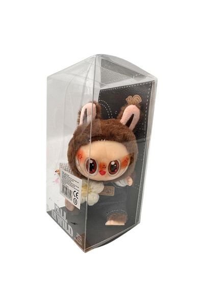 BaoBao Plus Labubu Brown 15cm – Fall in Wild – Collectible Figure in Box with Jumpsuit, BaoBao