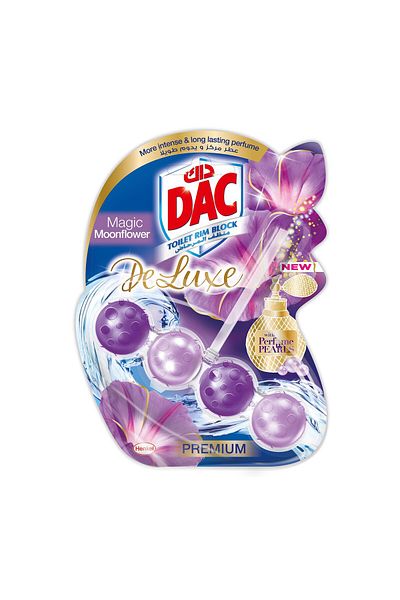 DAC Deluxe Magic Moon Flower Toilet Rim Block 50 g