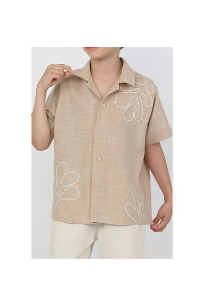 JABBER Men's Cactus Pattern Shorts Suit