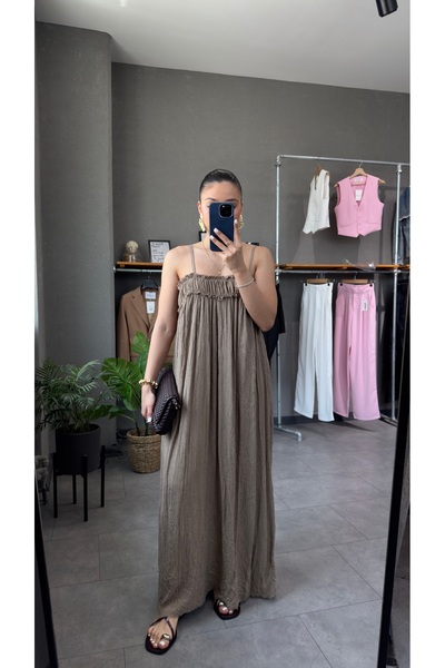 YOUR NAME Μακρύ φόρεμα με σχοινί