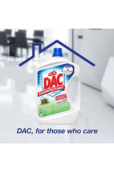 DAC Disinfectant Pine 2.9 Litre + Lavender 2.9 Litre Dual Fragrance Cleaning Power with 99.9% Germ