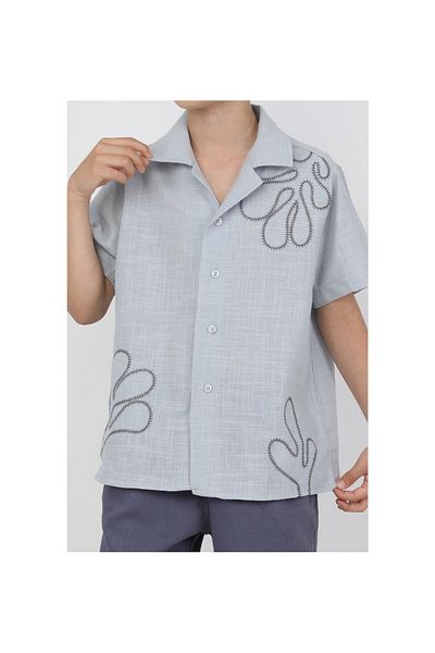 JABBER Men's Cactus Pattern Shorts Suit