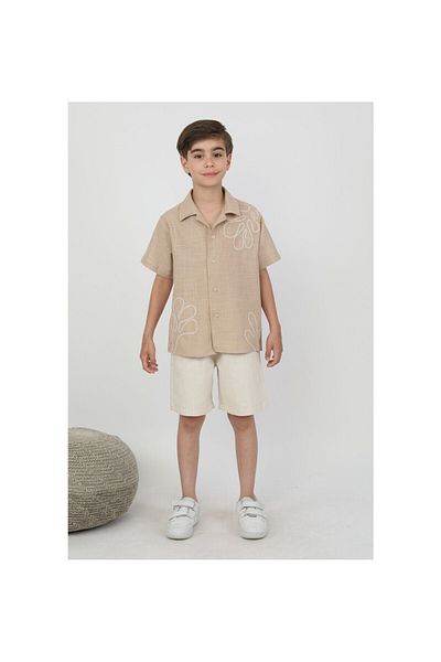 JABBER Men's Cactus Pattern Shorts Suit