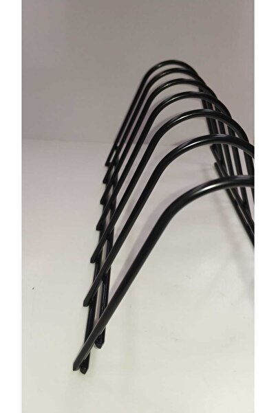 Genel Markalar metal siyah ferforje tabaklık- tabak standı - DDLC-834