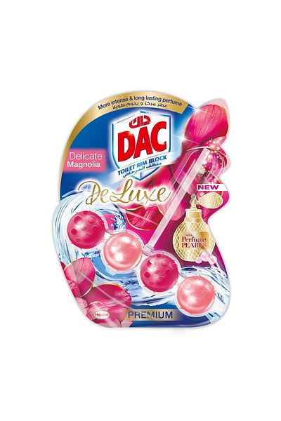 DAC Deluxe Delicate Magnolia Toilet Rim Block 50 g