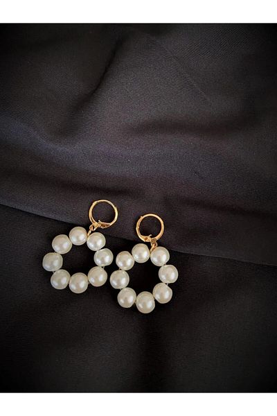 Alaçatı Accesories Women's Pearl Earrings