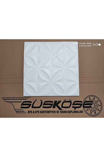 Süsköşe Strafor Tavan Kaplama 2cm 4 adet (1 m2)