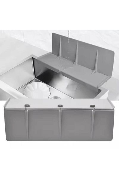 OEM Silicone Sink Edge Protector, Anti-Splash Guard for Sink/Bathtub, Kitchen Countertop