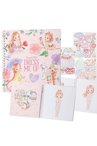 Top Model Prenses Mimi Çıkartmalı Giydirme Kitabı