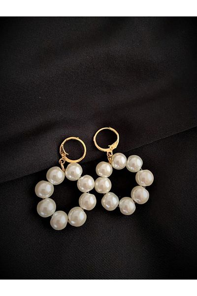 Alaçatı Accesories Women's Pearl Earrings