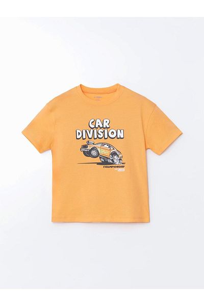 LC Waikiki New Season Crew Neck Printed Boys' T-Shirt - S5Mp89Z1