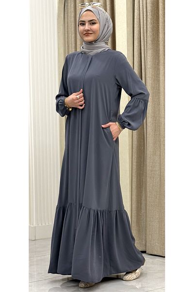 ESRANUR Valon Sleeve Skirt Ruffle Ferace