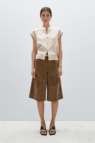 Massimo Dutti Göğsü düğmeli yelek