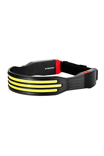 EMESZON COB LED headlamp, EMESZON® 30W 694-3, 30W, 3 COB LEDs, 1 LED spotlight, 2 STOP LEDs, Strobe, black