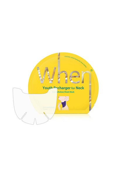 When Biocellulose regenerating neck mask, 18 g, When