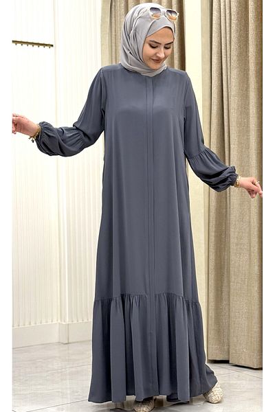 ESRANUR Valon Sleeve Skirt Ruffle Ferace