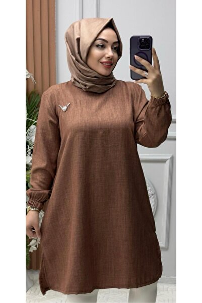 Ebrarengiz Moda MİRA KETEN KADIN TUNİK