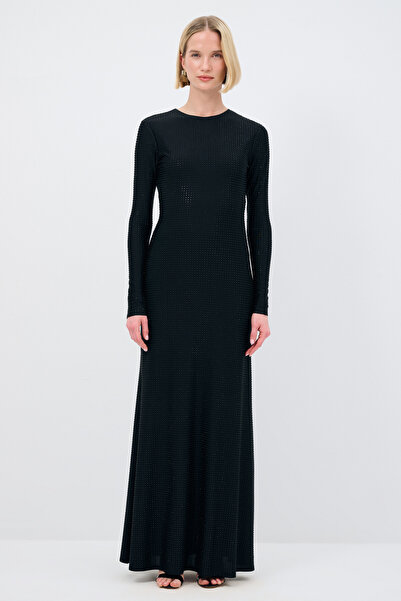 adL Mert Aslan Taşlı Örme Elbise