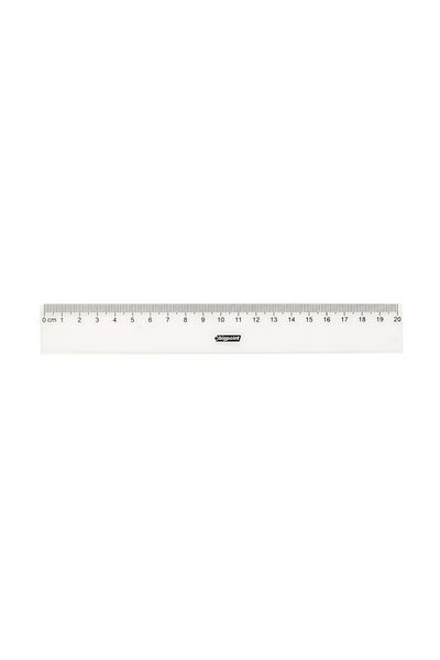 Bigpoint Plastic Wide Ruler 20 cm Box of 24
