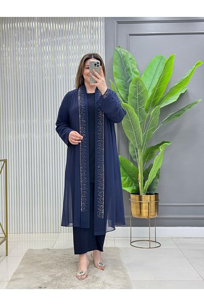 GK Σετ τουνίκ Sandy Chiffon 3 τεμαχίων Plus Size