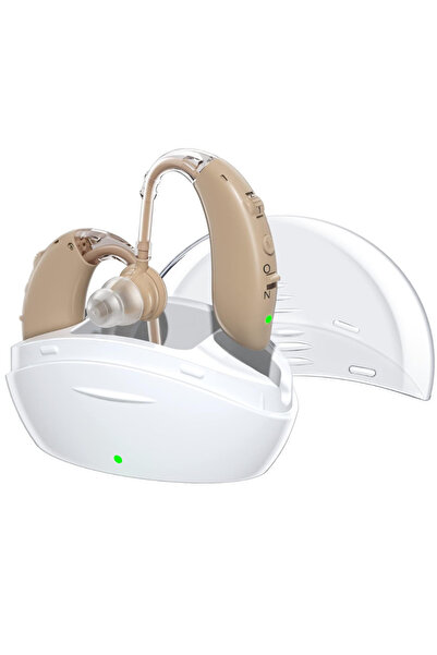 NeoHGS Aparat Auditiv x2 reincarcabil NeoHGS™, cu Acumulator, cu Statie de In...