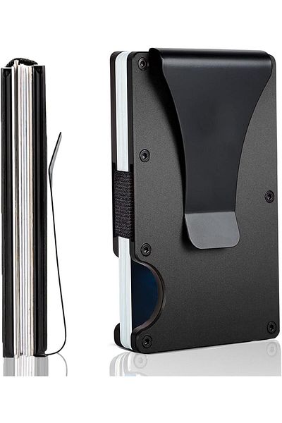 NeoHGS ™ Wallet, Portcard Type, Rfid Anti-theft Protection, Unisex, Aluminum Material, 8.5x5.5x1cm