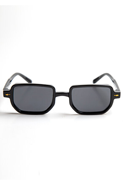 shop نظارات شمسية بتصميم UV-400 مع تفاصيل معدنية مربعة AMR-008