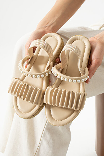 star shoes Γυναικεία σανδάλια Pearl Stone Gathered