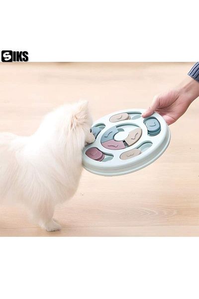 SIKS Slow Feeding Bowl for Dogs and Cats, Slow Feeding and Mental Stimulation, 14 Feeding Zones