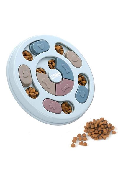 SIKS Slow Feeding Bowl for Dogs and Cats, Slow Feeding and Mental Stimulation, 14 Feeding Zones